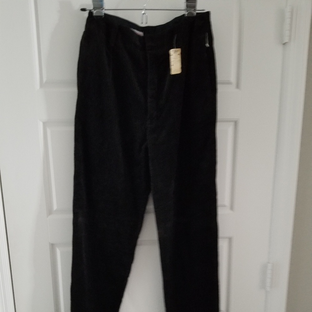 Vintage 1980's Esprit  black corduroy trousers